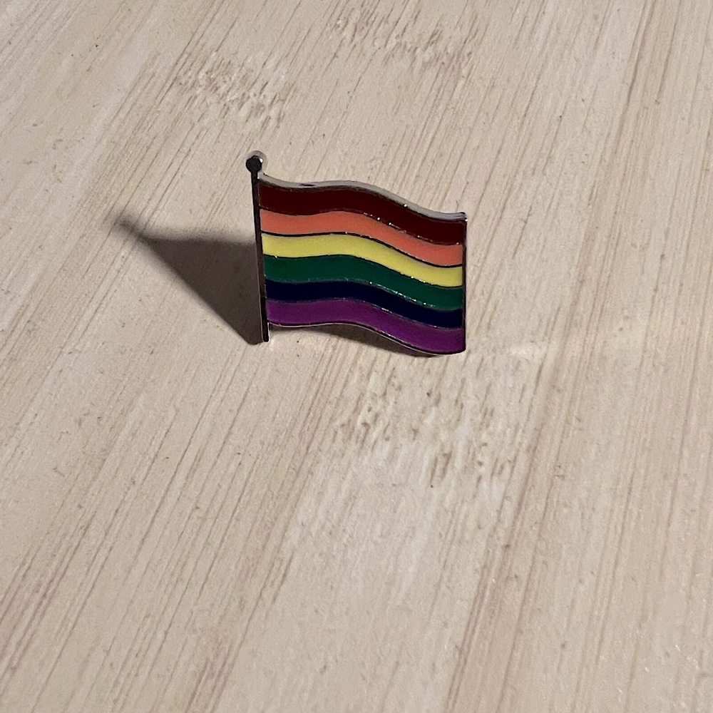 Rainbow Flag Enamel Lapel Pin